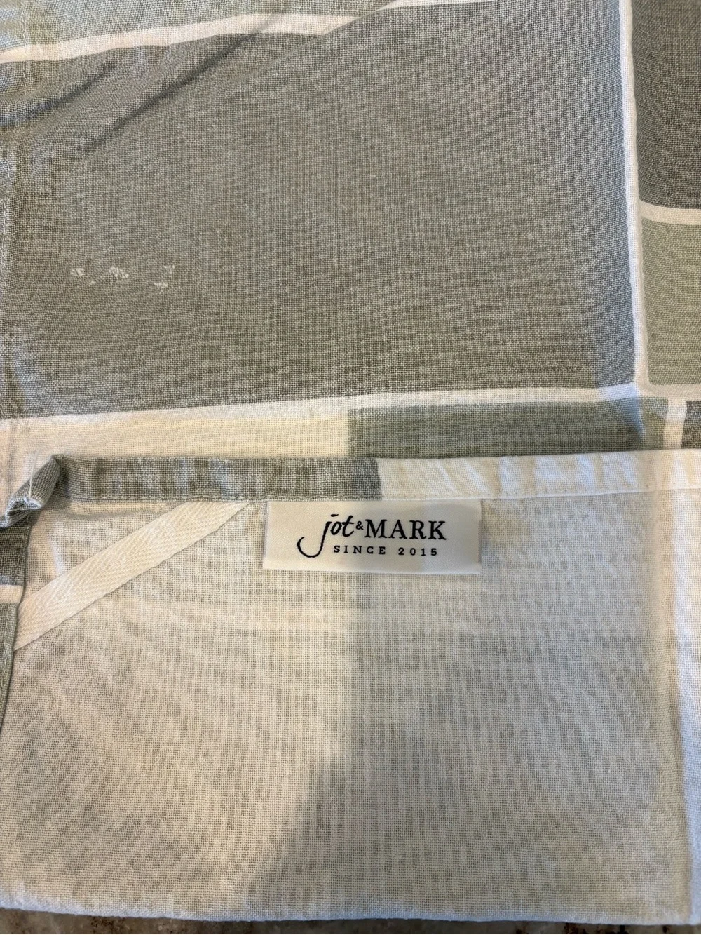 Two Gray Geometric Pattern Tea Towels